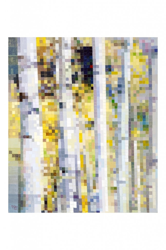 Betulle 2004 dipinto in Pixelart Pittorica di Maurizio Galasso
